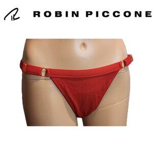 Robin Piccone Amy Bikini Bottoms NWOT Red Med